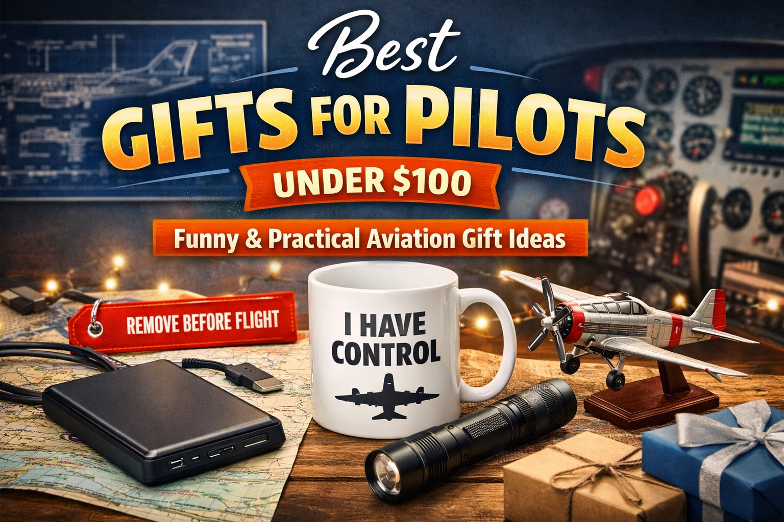 Best Gifts for Pilots (Under $100) – 9 Funny & Practical Aviation Gift Ideas for 2026